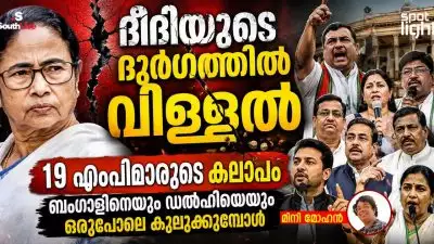 ദീദിയുടെ ദുര്‍ഗത്തിൽ വിള്ളൽ: 19 എംപിമാരുടെ കലാപം ബംഗാളിനെയും ഡൽഹിയെയും ഒരുപോലെ കുലുക്കുമ്പോൾ