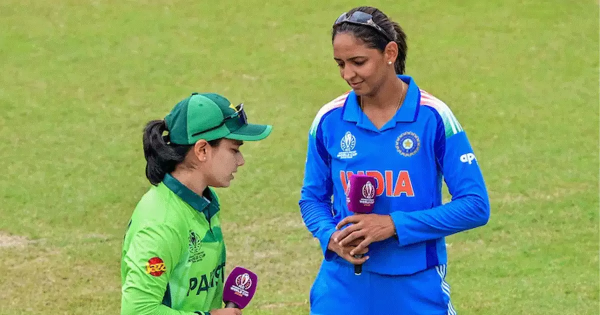 വീണ്ടും ഹസ്തദാന വിവാദം; പാക് ക്യാപ്റ്റന് കൈ കൊടുക്കാതെ ഹർമൻ