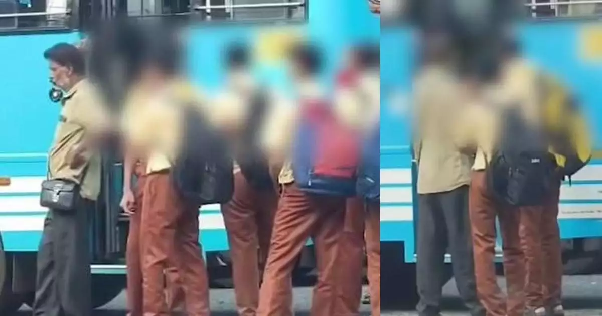 'വീട്ടിൽ പോവണ്ടേ ചേട്ടാ... കണ്ടക്ടറോട് കൈകൂപ്പി വിദ്യാർത്ഥി, നടക്കില്ലെന്ന് പ്രൈവറ്റ് ബസ് കണ്ടക്ടർ'; സംഭവം വടക്കാഞ്ചേരിയില്, പരാതി നൽകി എസ്എഫ്ഐ